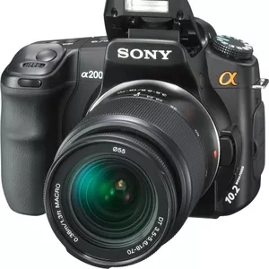 фотоаппарат Sony DSLR-A200+ объектив Sony